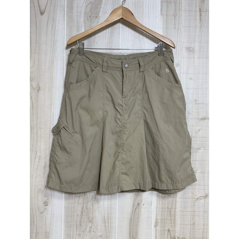 The North Face Utility Cargo Nylon Hiking Skirt Khaki 10 Gorpcore Outdoor